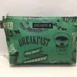 おしゃれブルックリンカフェ　ラミネートポーチ　グリーン