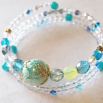 海色三連ブレスレット