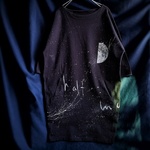 手描き　 half moonコクーンワンピース　