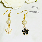 お花とパールのピアス❁