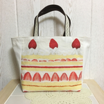 イチゴケーキ♡トートバッグ