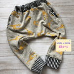 tetote+minne記念セール【90】キリンさんお尻ぷっくりサルールパンツ
