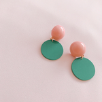 pastel color circle 'pink × green'