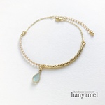 antique mint green アンクレット