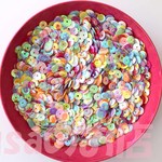 【アウトレット商品】カラフルスパンコール ライトカラー(クリーム) 2500枚セット(B423)