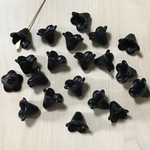 BLACK FLOWER BEADS CAP PARTS