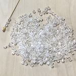 CLEAR DIAMOND SPACER BEADS