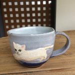 猫のマグカップ