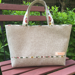 リバティdroxford×リネンミックス トート