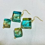 キューブグラデーションピアス(ノンホールピアスに変更可)
