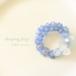 myosotis wreath brooch