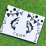  サメ プチプラ樹脂ピアス