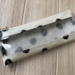 ペンケース（18）珈琲柄 アイボリー