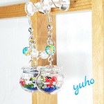 金魚鉢 ピアス or イヤリング