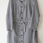 個別オーダー品  コットンギンガムチェック シャツチュニック