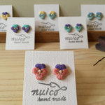 ビオラのピアス