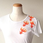orion…様専用 手描き金魚Tシャツ