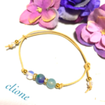 紫陽花のブレスレット♡朝露【あさつゆ】