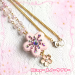  桜マカロンのネックレス(ピンク)