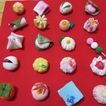 和布で作る「和菓子」3個　＊＊お好きのものを＊＊