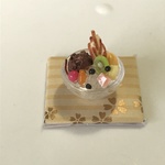 hand:made:ミニチュア：ドールハウス：あんみつ：再販