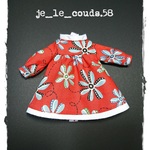 *ブライス*ミニワンピ*red×flower*