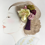  ニュアンスカラーのお花畑