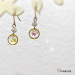 ♡春夏♡小さなパールとお花のピアス❁イヤリング♡