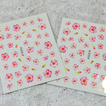 ネイル　レジン　桜　フラワー　極薄シールB　２枚セット　