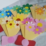 5種類の花束セットでおめでとうカード😍