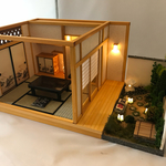 1/12 ドールハウス 6畳 日本の和室