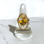 vintage flower ring #19