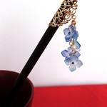 再販💠あじさい💠漆かんざし