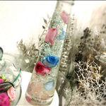 ピンクブルー薔薇♡インテリア ハーバリウム♡メッセージ名入れ可能♡プレゼントにも♡