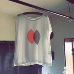 ▷sale 送料無料▷大きな葉っぱがかわいい大人ドルマンTシャツ ピンク