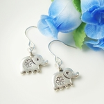 Silver925*P24*カレンシルバー☆ゾウさんピアス