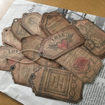 【10枚セット】ヴィンテージ風ギフトタグ