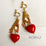 pinch of love♡ 愛をひとつまみ♡なイヤリング