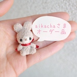 【aikacha様オーダー品】*小さなふわふわあみぐるみ*