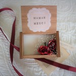 【母の日】小さな箱のローズアロマワックスサシェ