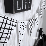 Black & White モノトーン フラッグガーランド