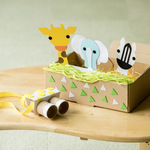 【親子で作るサファリ体験工作キット】｜3歳,4歳,5歳｜知育玩具｜おもちゃ｜幼児教室レクルン