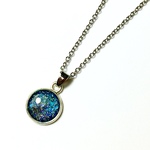 レジン　まんまる宇宙ネックレスＣ