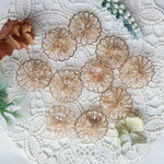 再販！10個　クリスタルキャッチャー　菊　D048-4