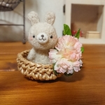 【母の日】ちっちゃな花うさぎちゃん