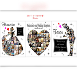 A4.A3サイズ 3枚セット シンデレラ シルエット写真 ウェルカムボード♡