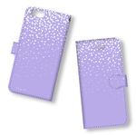 Twinkling Stars★ラベンダー　手帳型ケース スマホケース  iPhoneケース 星 iPhoneXS iPhoneXR iPhoneXSMax Xperia Galaxy 他機種対応