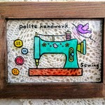 O様分ご注文品*ステンドグラス風*ミシン・裁縫・手仕事6つ♪  