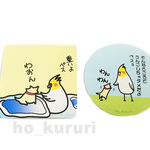 鳥 オカメインコ 愛犬ぺス シール ステッカー ２枚 1756-1757
