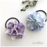 リゾートにぴったり♡お花のヘアゴム